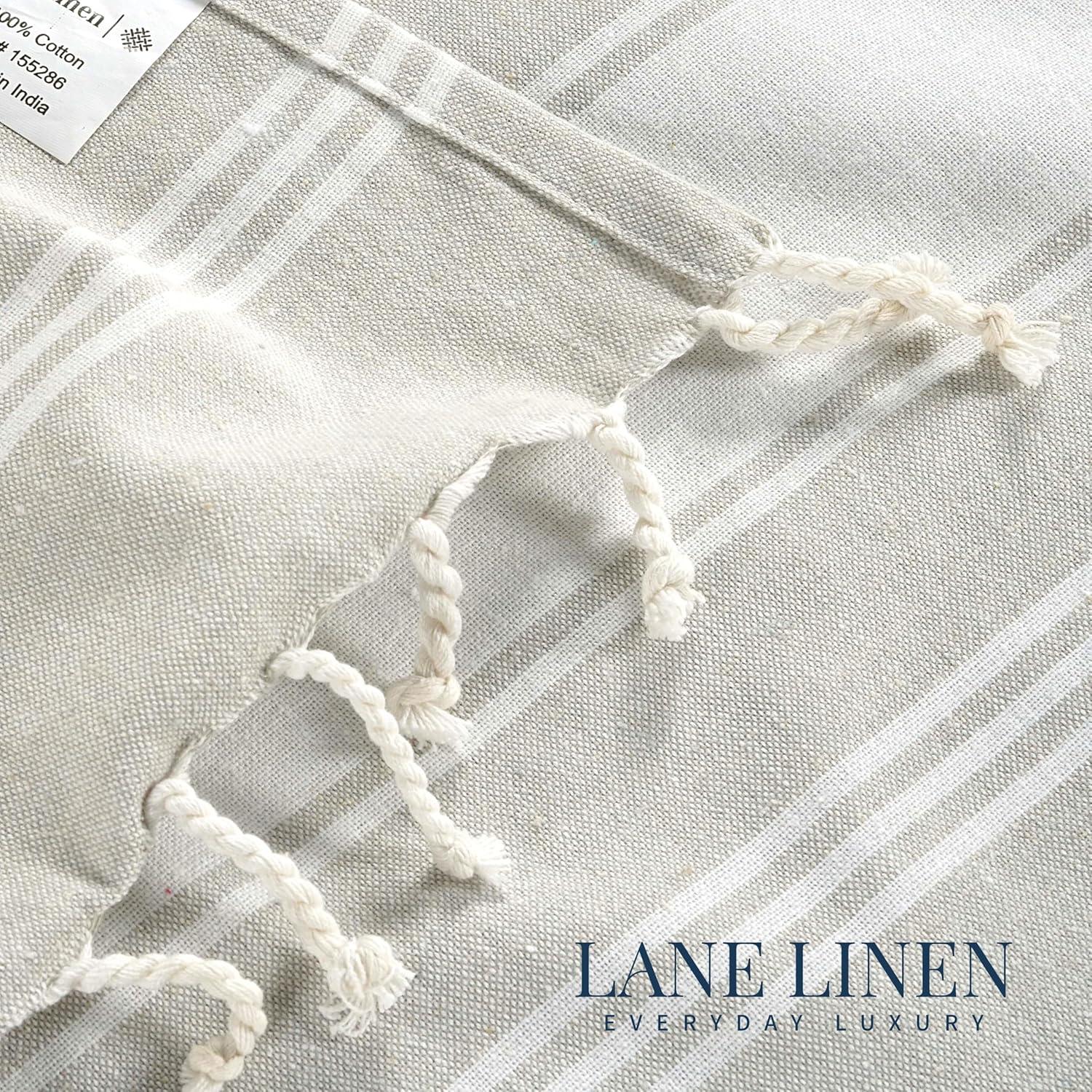 imageLANE LINEN Large Pool Towels XL Beach Towel PreWashed No Shrink Quick Dry Oversized Beach Towels Stylish Beach Towel for Women Sand Free Towel 39quotx71quot GreyGrey