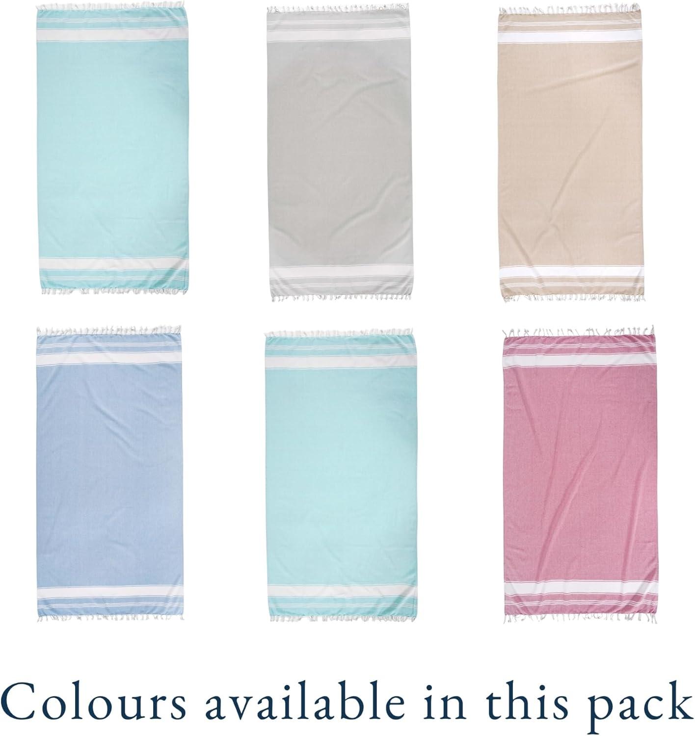 imageLANE LINEN Turkish Beach Towel 2 Pack Oversized Beach Towel 39quotx71quot Beach Essentials for Women Large Pool Towel Absorbent ampamp Quick Dry Sand Free Beach Towel Bird of ParadiseVintage Beach