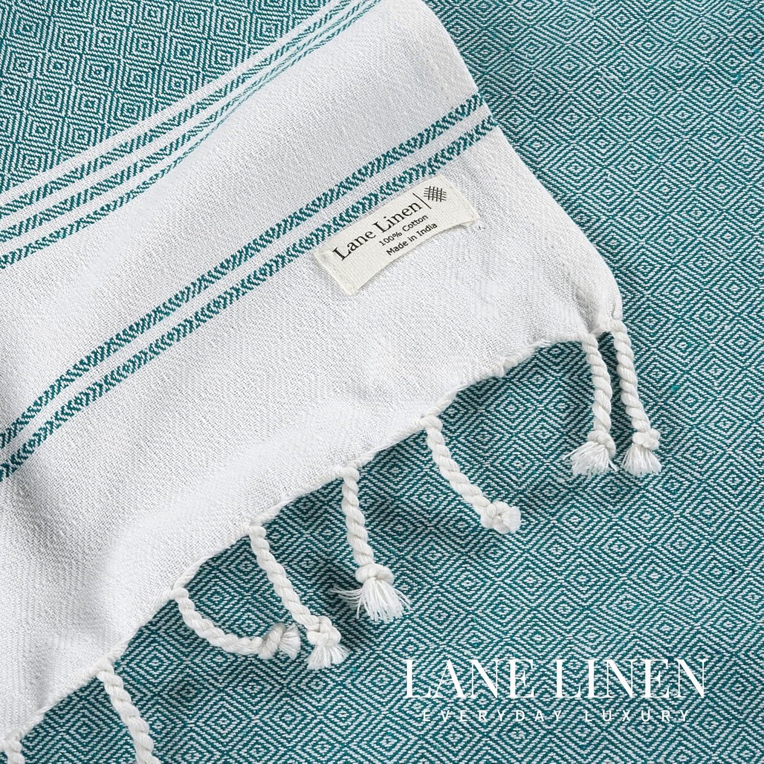 imageLANE LINEN Turkish Beach Towel 2 Pack Oversized Beach Towel 39quotx71quot Beach Essentials for Women Large Pool Towel Absorbent ampamp Quick Dry Sand Free Beach Towel Bird of ParadiseBeach Party