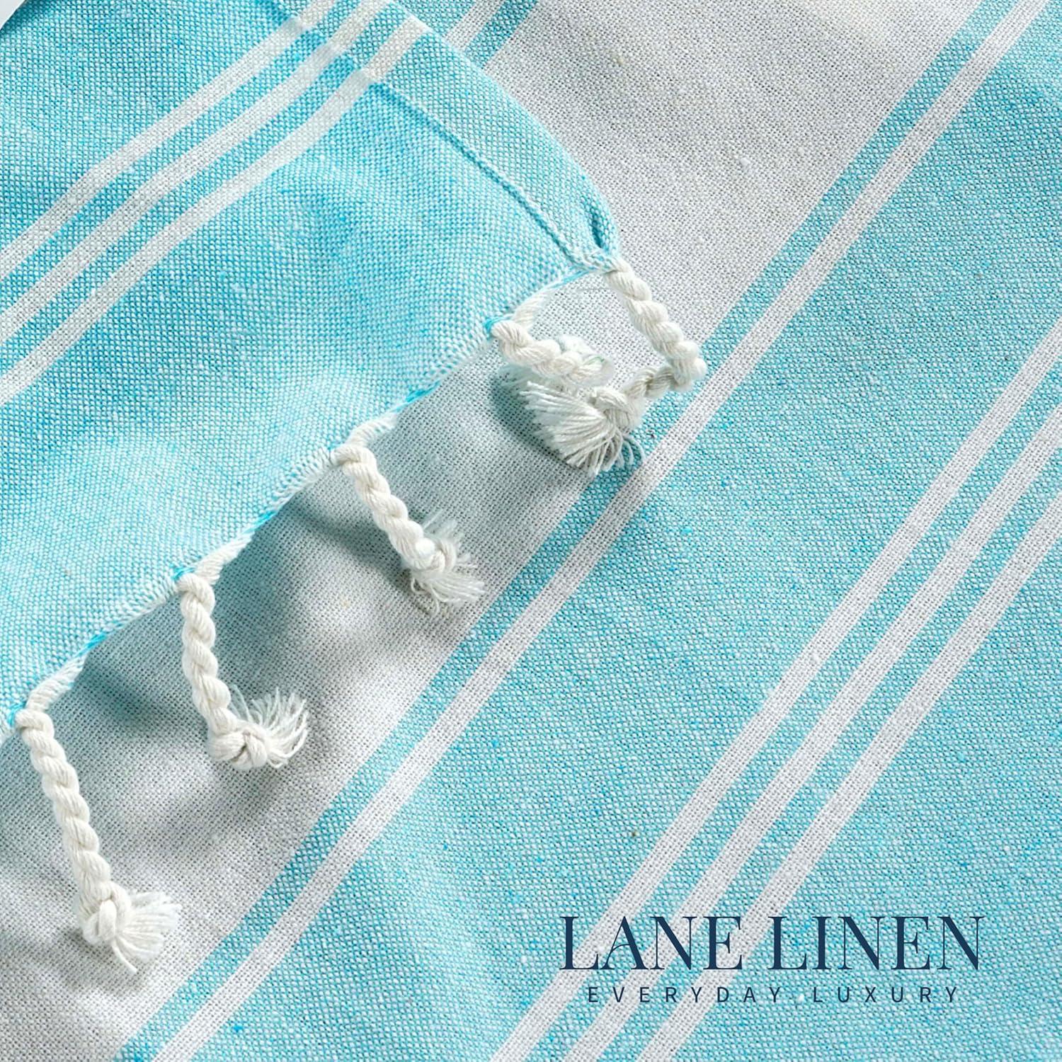 imageLANE LINEN Turkish Beach Towel 2 Pack Oversized Beach Towel 39quotx71quot Beach Essentials for Women Large Pool Towel Absorbent ampamp Quick Dry Sand Free Beach Towel Bird of ParadiseClassic Color
