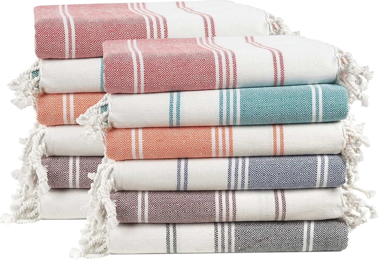imageLANE LINEN Turkish Beach Towel 2 Pack Oversized Beach Towel 39quotx71quot Beach Essentials for Women Large Pool Towel Absorbent ampamp Quick Dry Sand Free Beach Towel Bird of ParadiseBeach Party