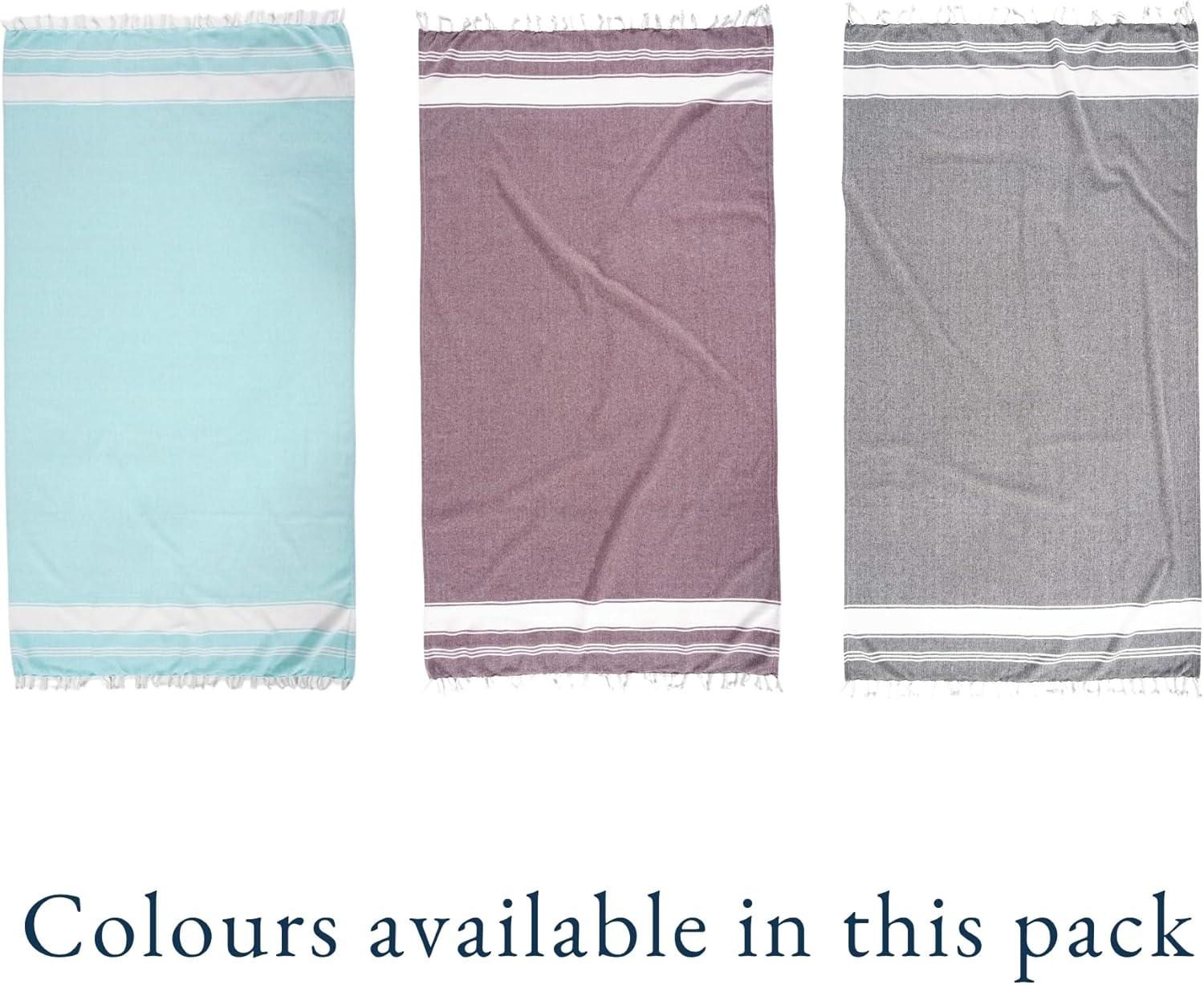 imageLANE LINEN Turkish Beach Towel 2 Pack Oversized Beach Towel 39quotx71quot Beach Essentials for Women Large Pool Towel Absorbent ampamp Quick Dry Sand Free Beach Towel Bird of ParadiseSummer Color