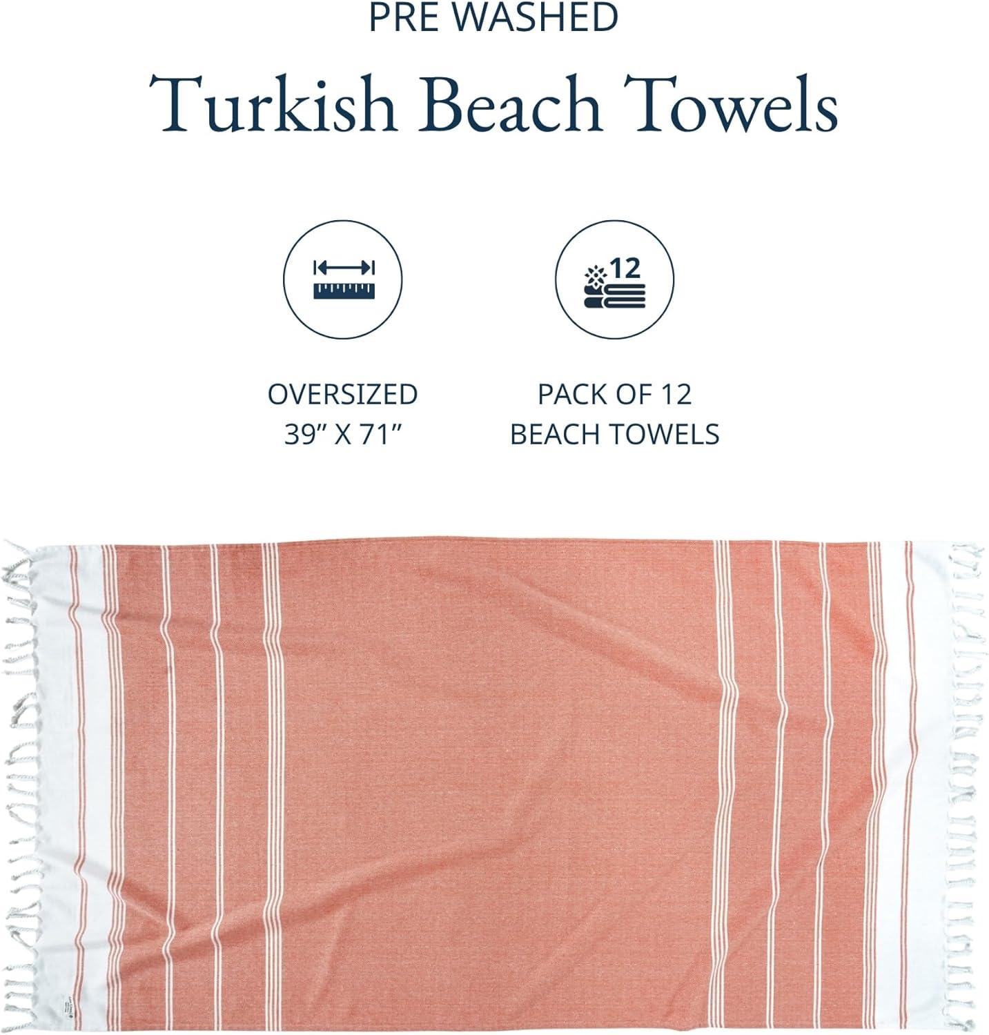 imageLANE LINEN Turkish Beach Towel 2 Pack Oversized Beach Towel 39quotx71quot Beach Essentials for Women Large Pool Towel Absorbent ampamp Quick Dry Sand Free Beach Towel Bird of ParadiseBeach Party
